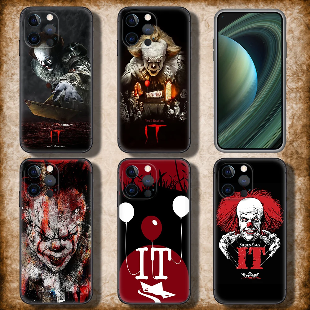 C132 pennywise المهرج المرعب جراب ناعم لهاتف sunga j2 prime j4 core j5 j6 plus j7 pro j8 s7 edge s8 note 8 9 10 lite 20 ultra