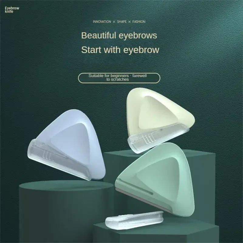 ポータブル眉毛トリマー,顔かみそり,アイブロウブレード,メイクツール,顔の体の脱毛,スクレーパー,化粧品