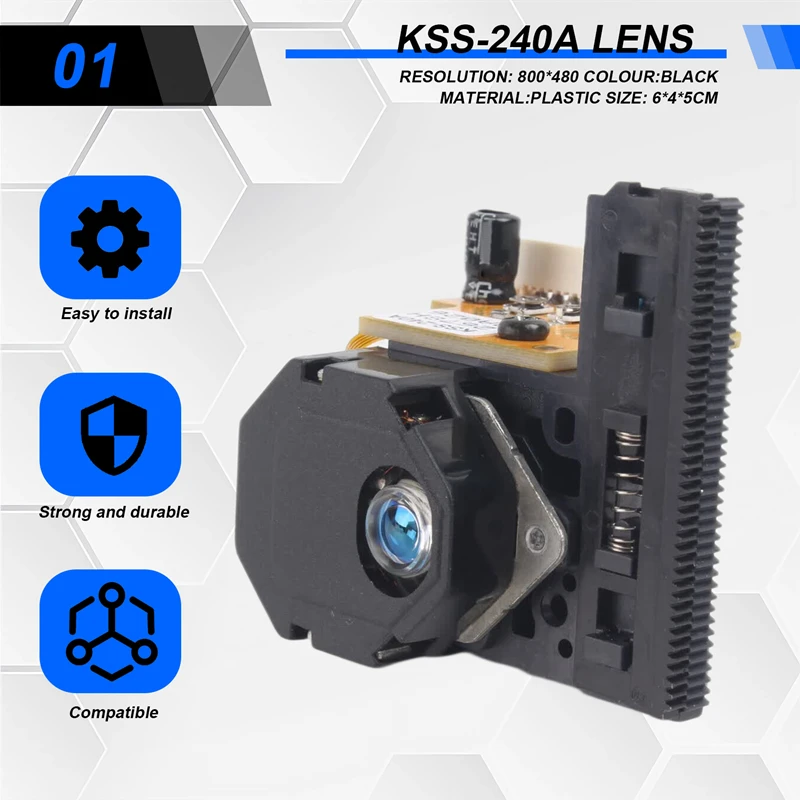 A47U KSS-240a KSS-240 KSS240a Rádio Blu-Rays CD Player lasers-Lente Pick-ups Ópticos para Sony lasers-Head