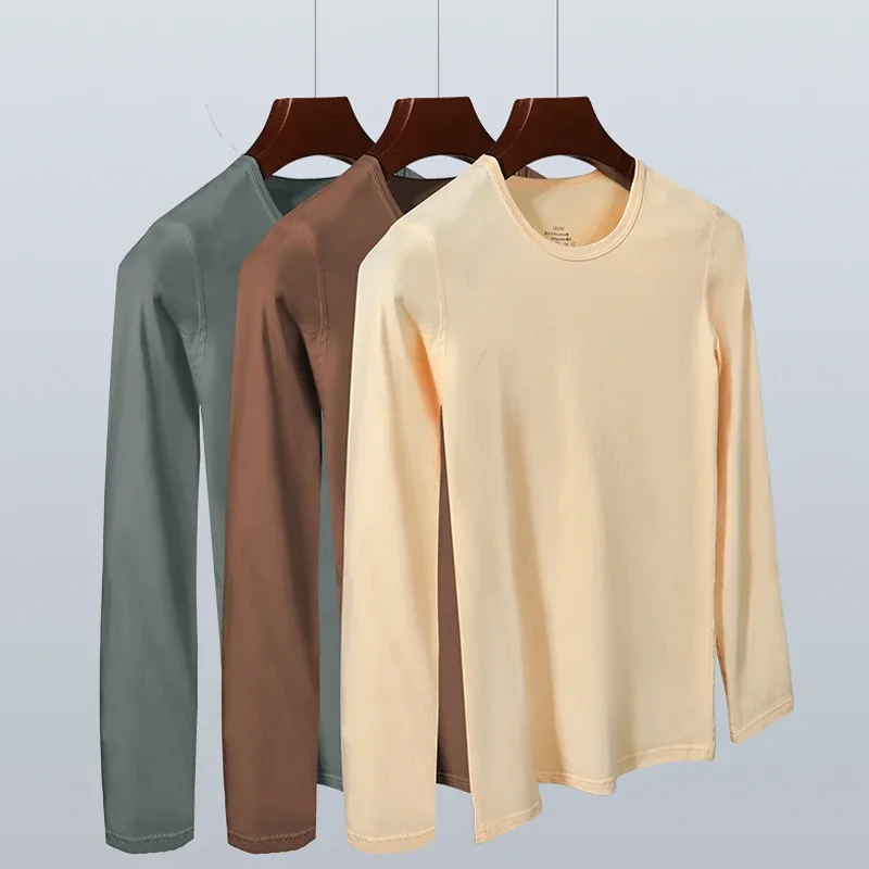 

5PCSChildren's thermal underwear, long-sleeved shirts for boys and girls in autumn and winter, single-piece long-sleeved shirts