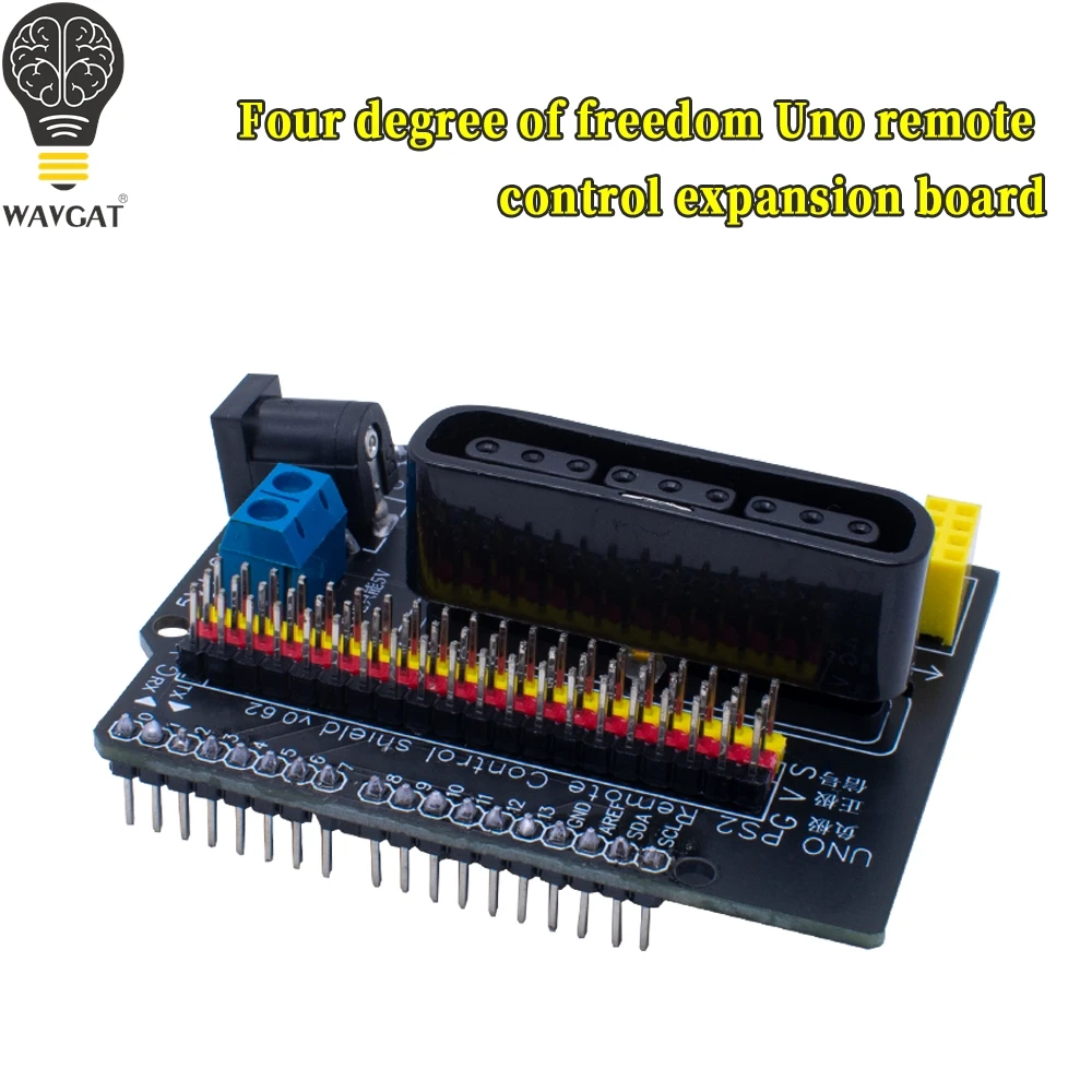 PS2 Four-Degree-of-Freedom Uno Remote Control Expansion Board  Intelligent Car Driving Board  Wireless Remote Control