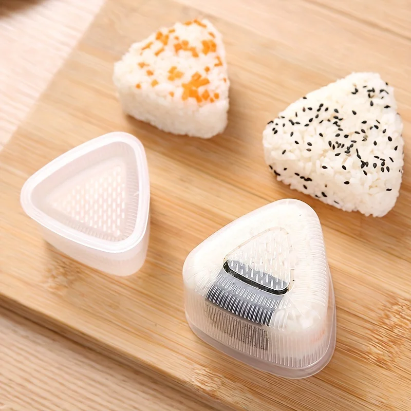 

1pc Food Grade Triangle Sushi Mold, Creative Onigiri Mould, Portable Outdoor Sushi Bento Box, Picnic Lunch Box, Kitchen Tools