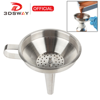 3DSWAY Stainless Steel 3D Printer Resin Filter Funnel UV Resin Filter Cup For Elegoo Phrozen Anycubic SLA/DLP/LCD