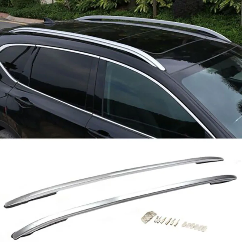 2Pcs Silver Roof Rail Racks Side Rail Bar Holder Fits for Honda CRV CR-V 2023