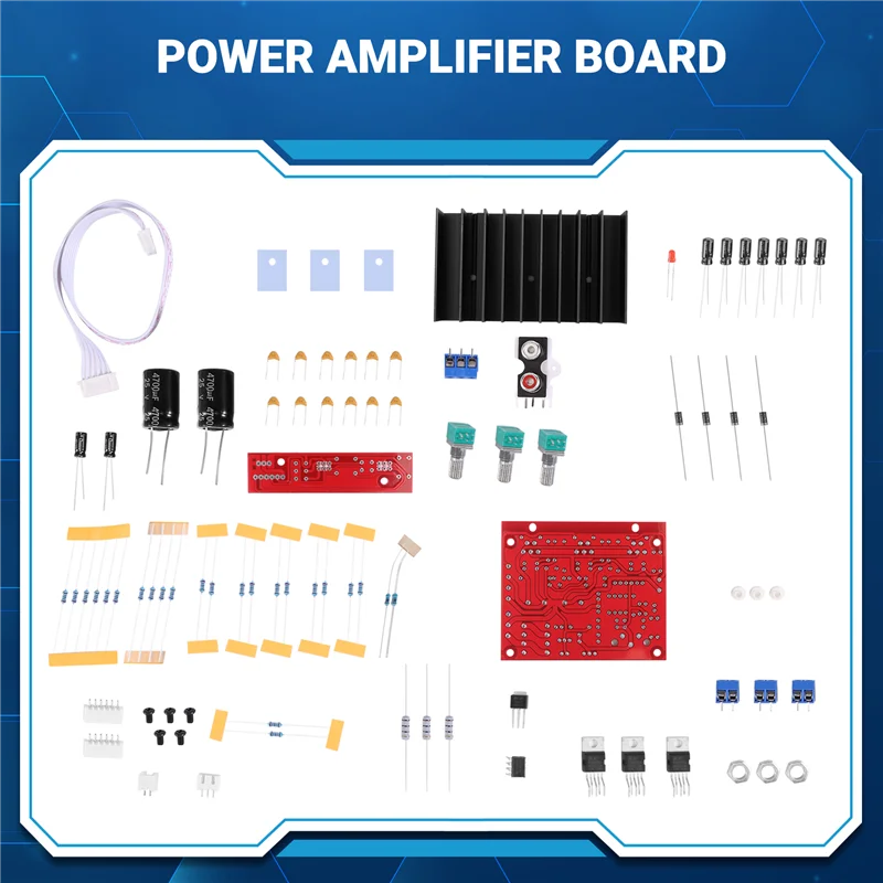 N93R Tda2030a 2.1 Super Bass 2.1 Subwoofer Amplifier Board Three-Channel Speaker Audio Amplifier Board
