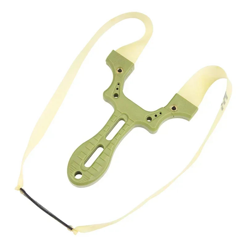 Portátil Quick Press Slingshot, Slingshot Verde, Tiro ao ar livre, High Precision Sling, Caça Acessórios