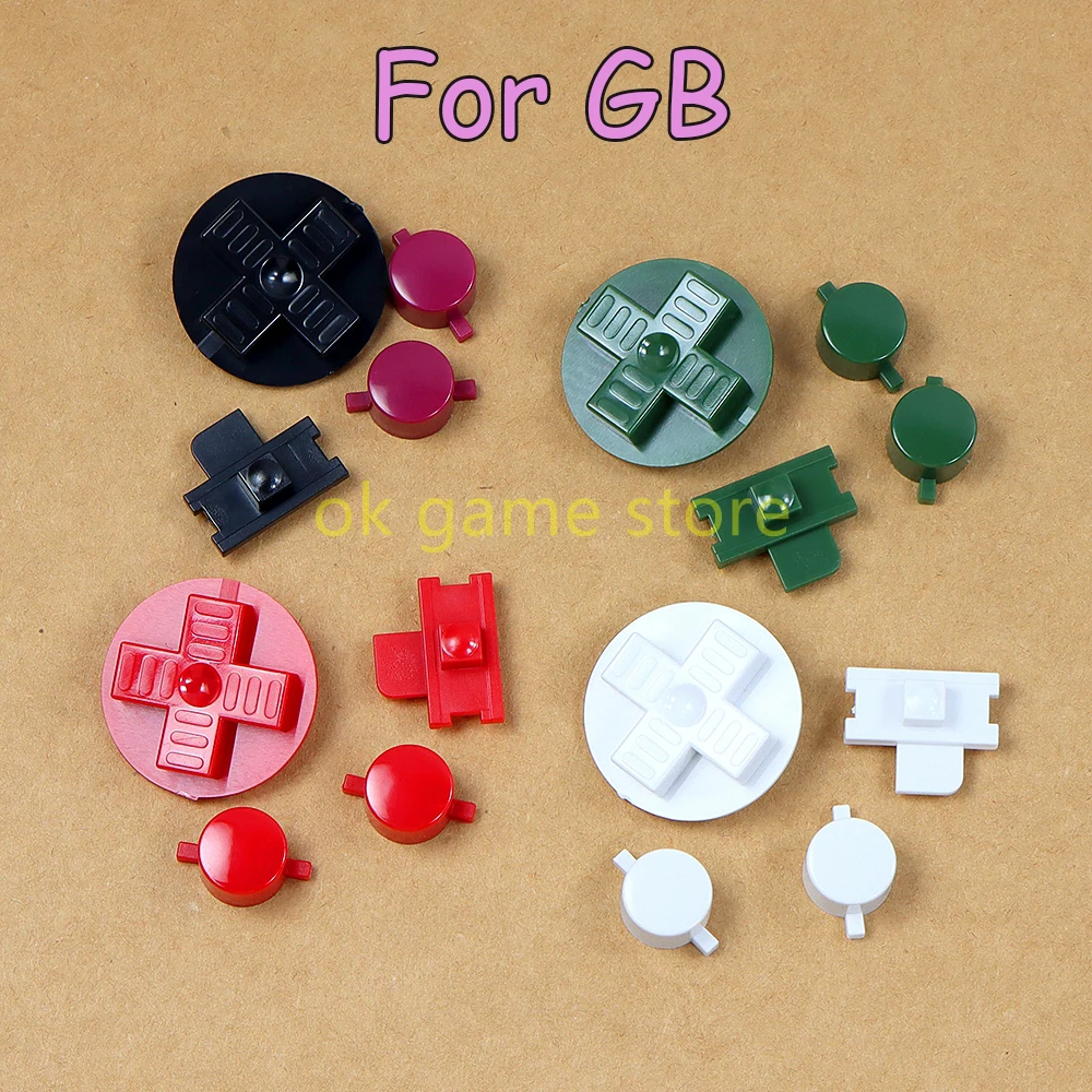 1set Multi-Color Buttons Set for Gameboy Classic GB Keypads A B buttons D-pad for GBO DMG DIY for Gameboy GB