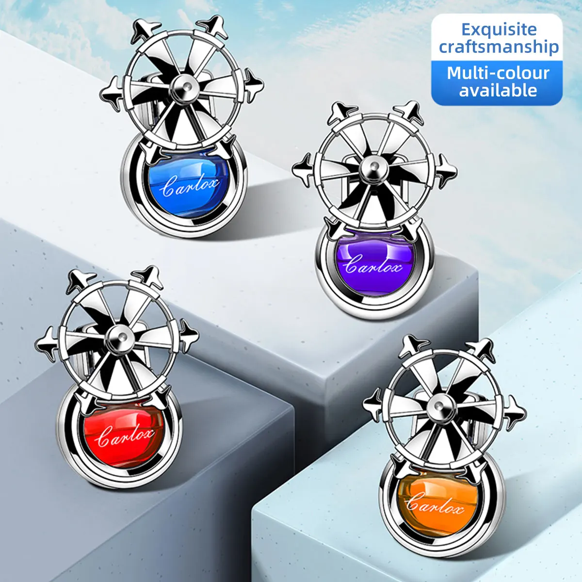 Car Mounted Perfume Car Air Vent Fragrance Air Outlet Liquid Aromatherapy Car Decoration Fragrance Car Lasting Fragrance - view 5