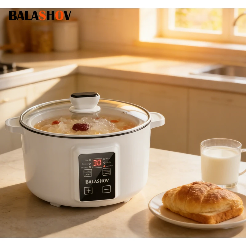 3,5 l Elektro-Kocher, 220 V, Haushalts-Multikocher, antihaftbeschichteter Kochtopf, Hot Pot, intelligenter Reiskocher, Kochgeräte, tragbar