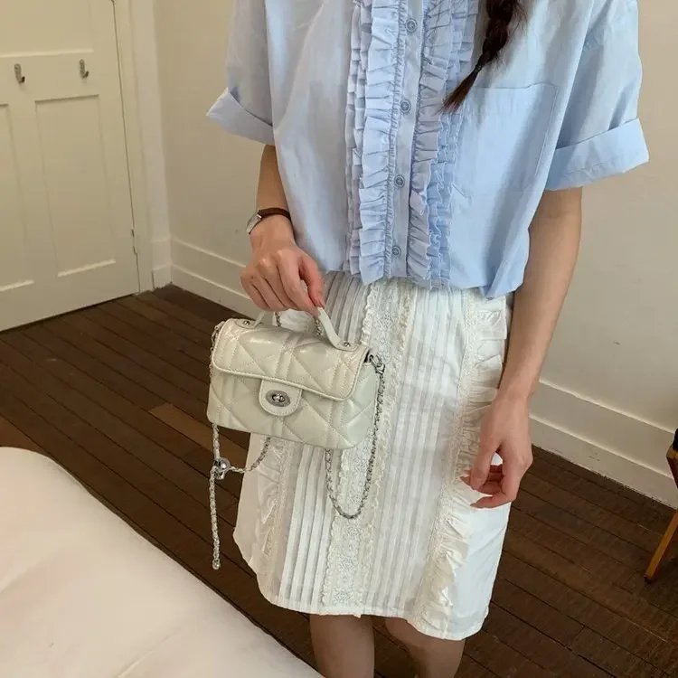 

2026 Women's Shoulder Messenger Bag Simple Personalized Chain Strap Casual Daily Commuting Design for Ladies