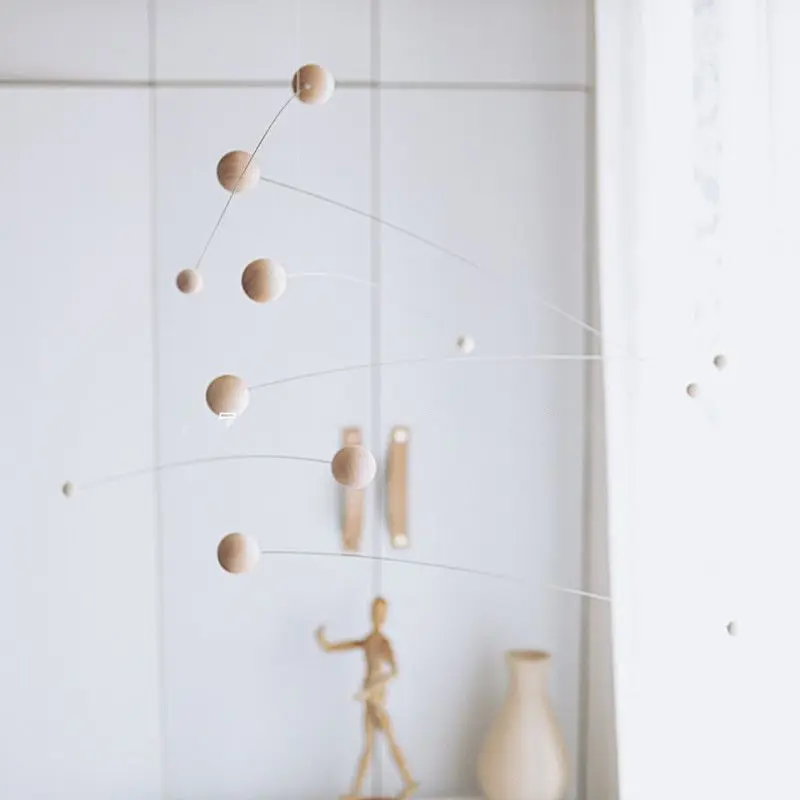 Balance Charm Hanging Wind Chimes, DIY Material Pack, Creative Home Pendant, Ceiling Adhesive Hook, Gift