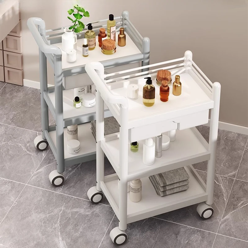 

Storage Beauty Salon Trolley Hairdressing Storage Spa Rolling Salon Trolley Medical Carrello Attrezzi Salon Furniture BL50ST