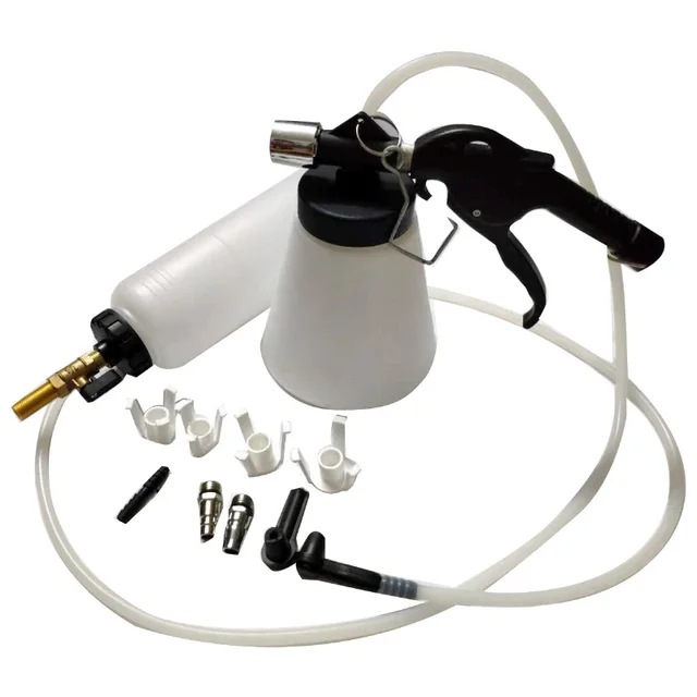 1L 0.75L Car Brake Bleeder Hydraulic Pumping Fluid Pump Kit Oil Change Purge Tank Tubes Repair Tool Truck Motorcycle Accessories 5