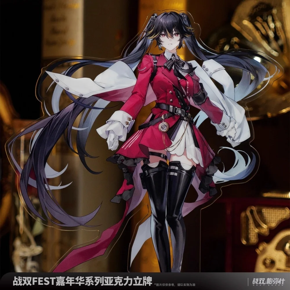 Game PUNISHING: GRIJZE RAVEN Vera Lucia Bianca Chroom Acryl Stand Display Cosplay Officieel Origineel Cadeau