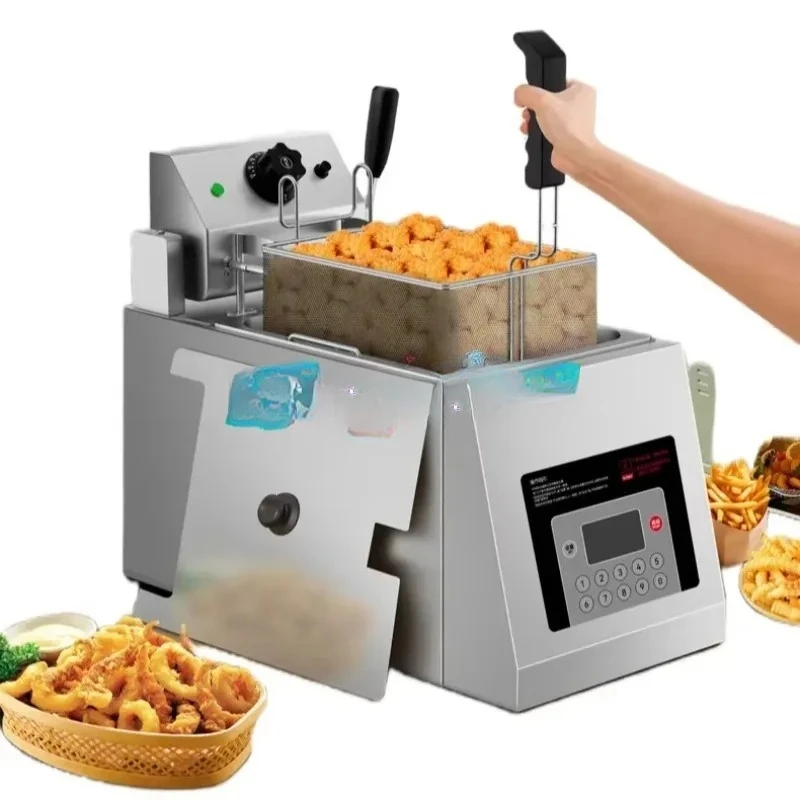 14L Stainless Steel Electric  Commercial Deep  Fryer With Basket CE Certified In Stock Fast For French Fries Chicken Donuts 220V