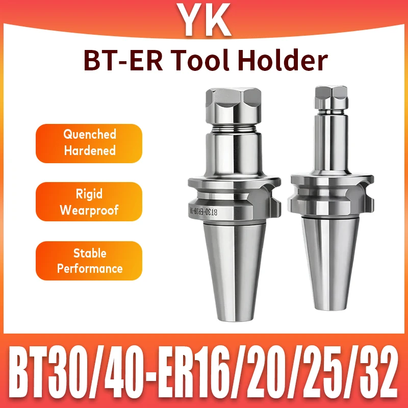 BT30 CNC Tool Holder BT40 Engraving Machine ER16/20/25/32 Collet CNC Machining Center High-precision Dynamic Balance Tool Holder