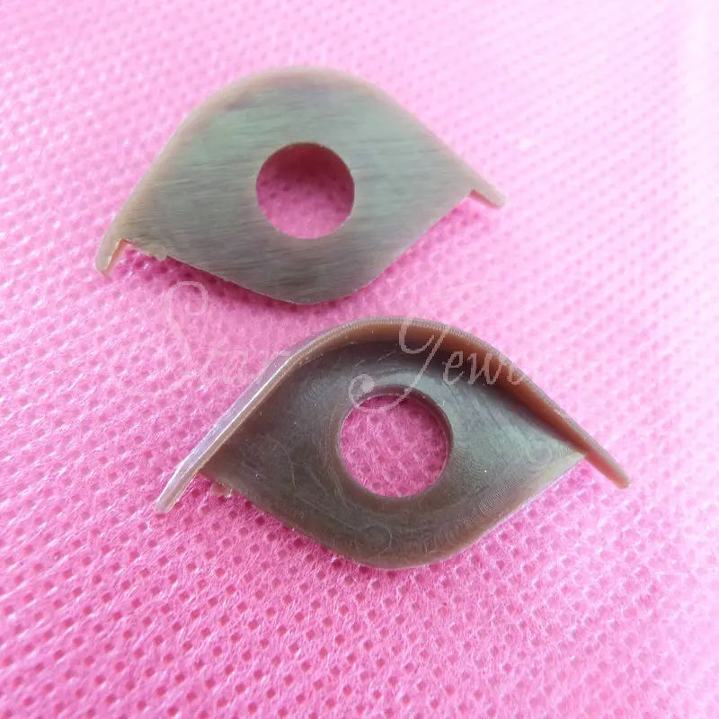 300pcs/lot 16mm single toy eyelid brown color fit for 16mm toy safety eyes