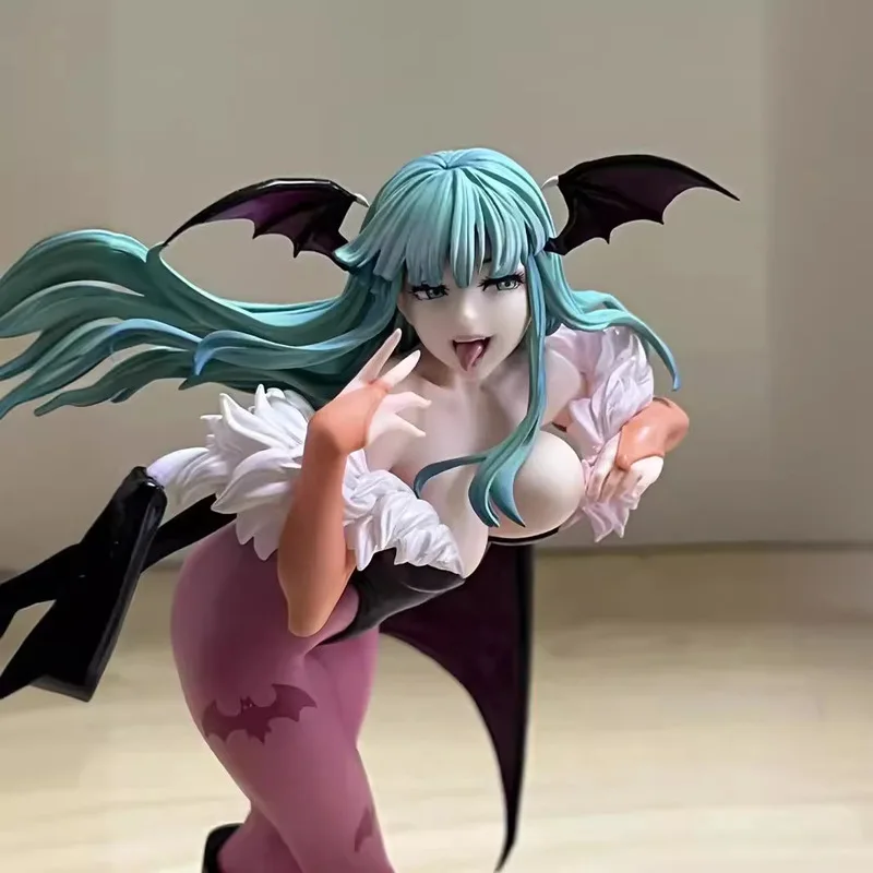 New Darkstalkers Morrigan Aensland Anime Figure Lilith Action Figurine Pvc Statue Girl Halloween Model Collection Toy Gift