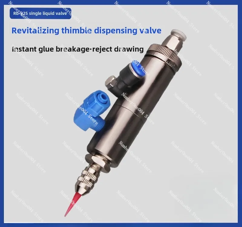 Fine-tunable Dispensing Valve with Scale Adjustment Thimble Type Glue Valve Precision High Viscosity Dispensing Valve RB-Y25