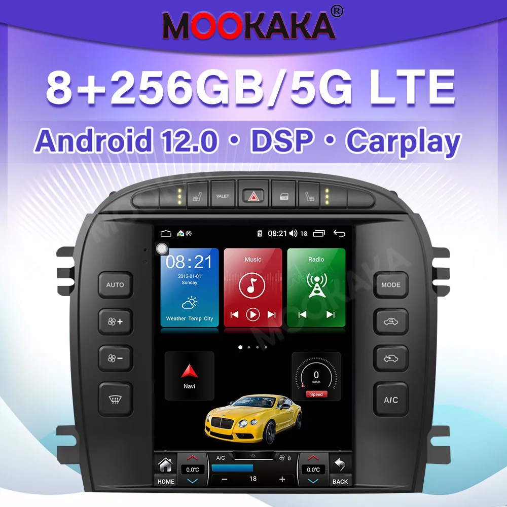 For Jaguar  S-TYPE 2004-2005 Android 13 Car Multimedid player Auto Radio GPS Navigation Audio Stereo