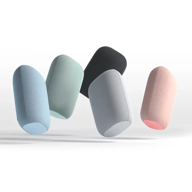 مكبرات صوت بلوتوث Google Nest Audio مكبر صوت ذكي لاسلكي بلوتوث واي فاي حزمة مكبر صوت منزلي مع صوت ستيريو قوي