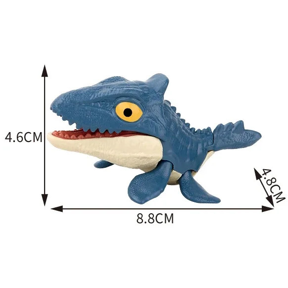 Jurassic Finger Dinosaurier Tyrannosaurus Modell Spielzeug für Kinder Finger Beißen Dinosaurier Bewegliche Gelenke Dinosaurier Spielzeug für Jungen Geschenk