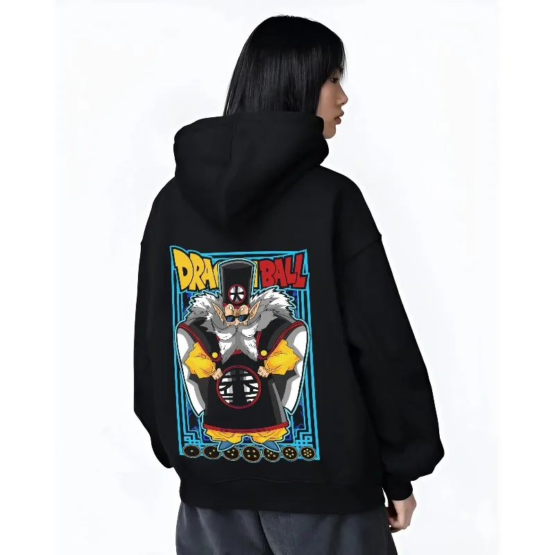 لعبة دراغون بول الرجال هوديس الخريف الشتاء انمي ياباني الدكتور جيرو الرسومات البلوز Y2K الشارع الشهير 100% القطن الذكور الملابس