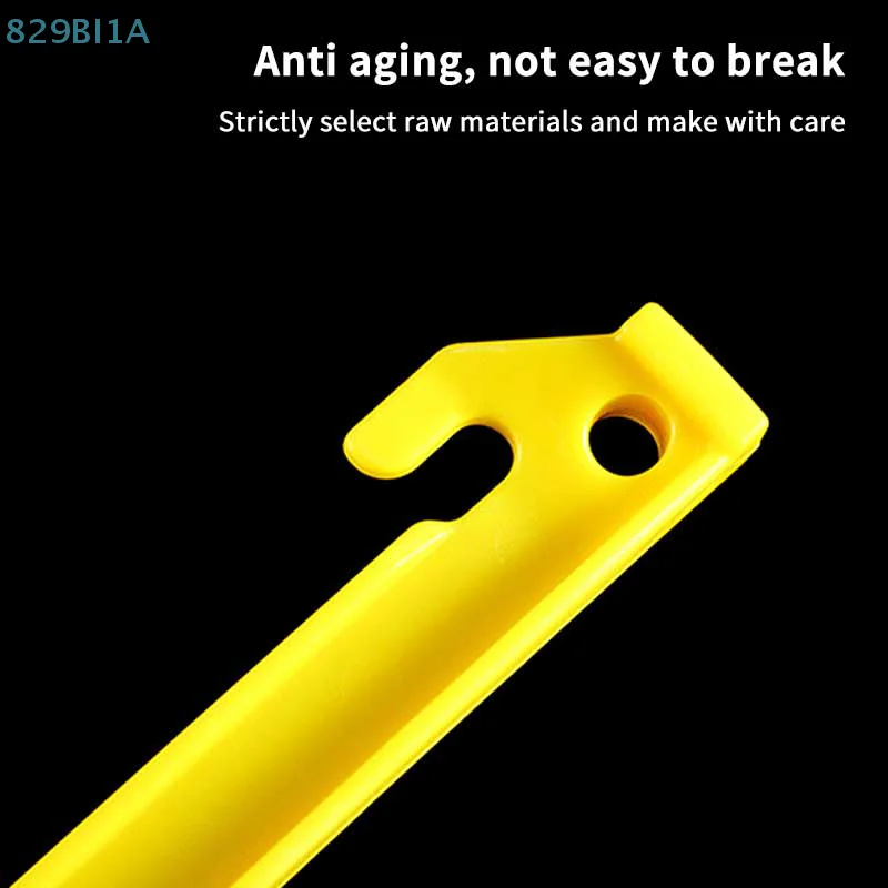 10 قطعة دلو البلاستيك المسامير خيمة القماش المشمع الأرض التخييم الأصفر أوتاد الخيمة ملحق في الهواء الطلق تحديد أوتاد السفر