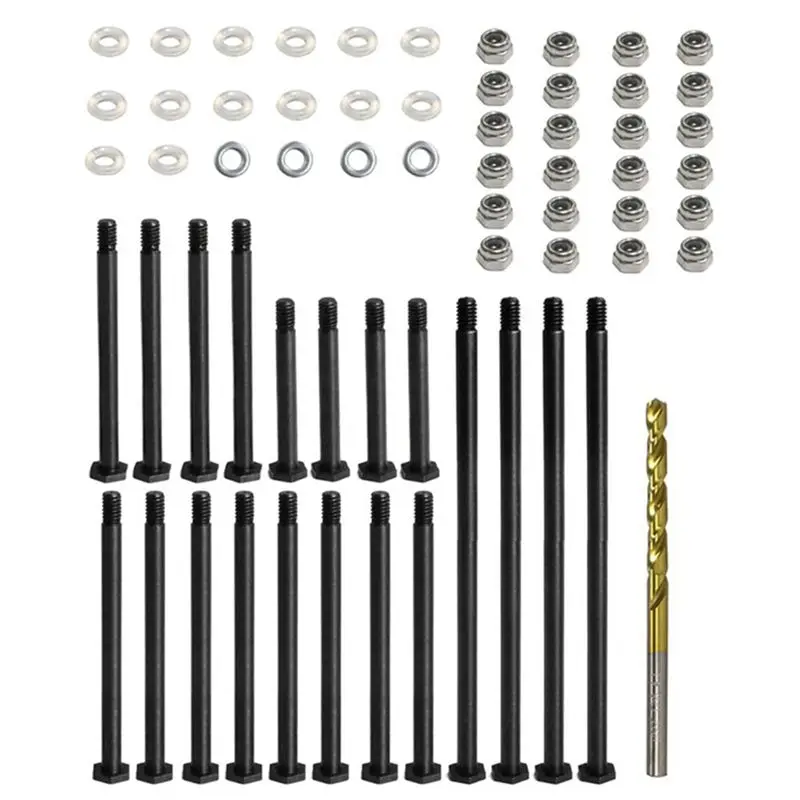 BEDW-For TRAXXAS 1/5 Large X6S/8S XRT Metal Hardened Front And Rear Suspension A-Arm PIN Pin Easy Install Easy To Use