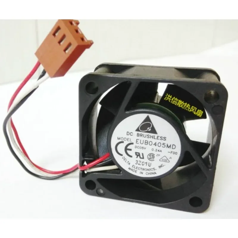 

New Cooler Fan For Delta EUB0405MD - FOO DC 5V 0.24A 4CM Switch Server Cooling Fan 4020 40x40x20mm