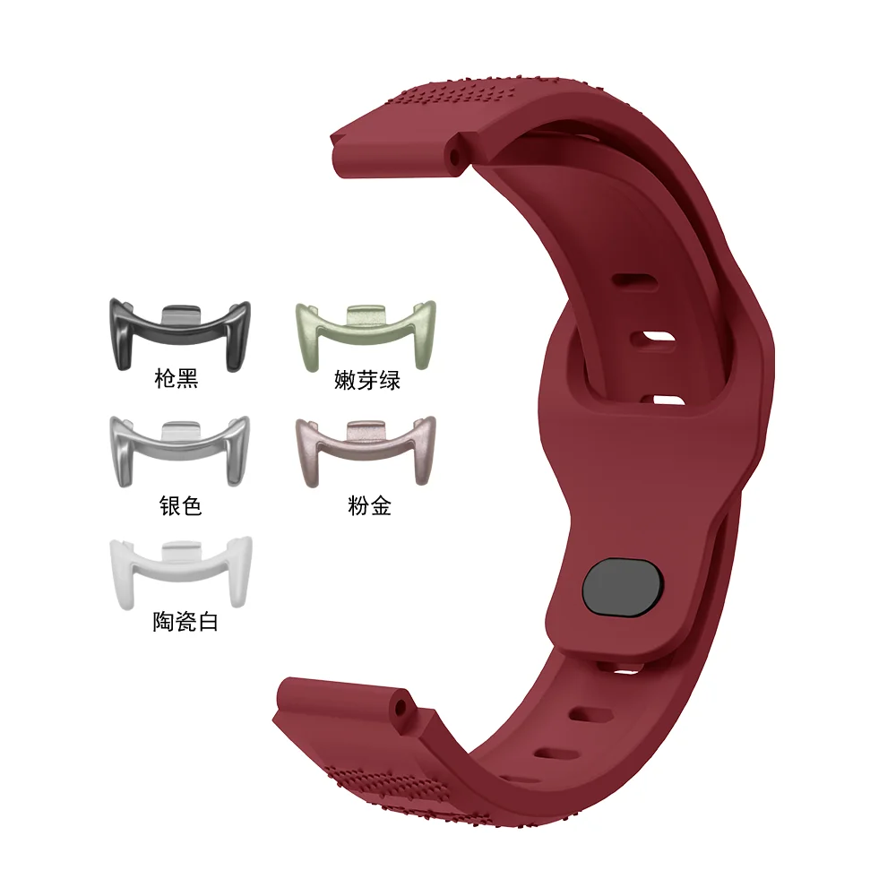 

Sport Loop Strap for Xiaomi Band 8 9 10 Bracelet Rice Grain Style Silicone Quick Release Band for Mi Band 9 10 Ceramic Edition