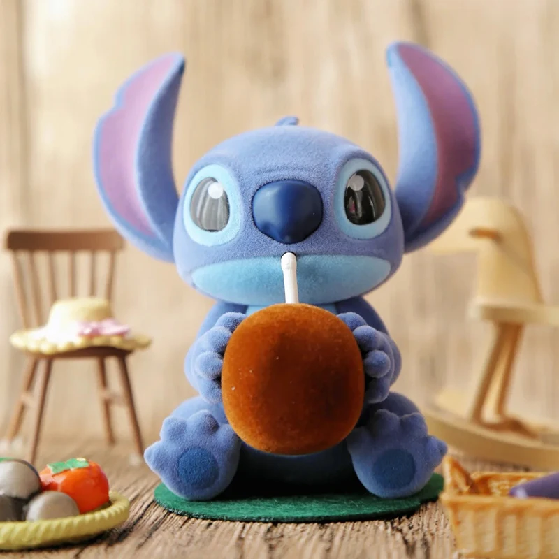 

Stitch Strange and Cute Flocked Blind Box. Stitch figurine ornament. It's a delicate decoration, cute and quirky.birthday gift