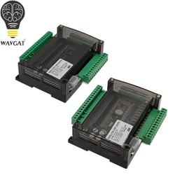 FX3U 24MR 24MT 14 Input 10 Relay Output With RS232 RS485 38400bps Relay Transistor PLC Programmable Logic Controller 6AD 2DA