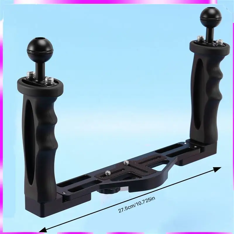 N98R Dual Handheld Stabilizer Diving Underwater Camera Housings Tray/Grip Waterproof With Double Handle For Dome Port Waterproof