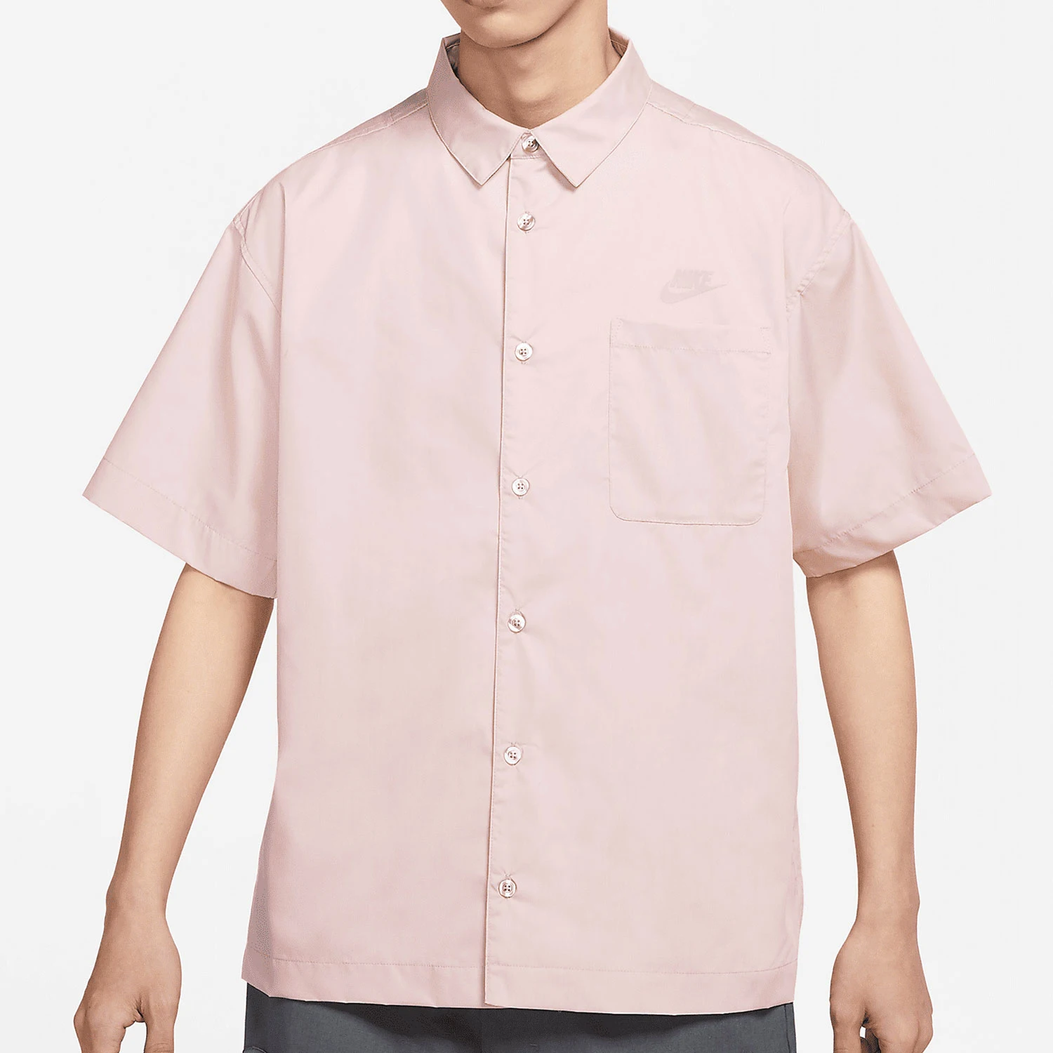 

Мужская летняя футболка Nike Authentic с откидным воротником, отводящая влагу, свободного кроя DM8686-222