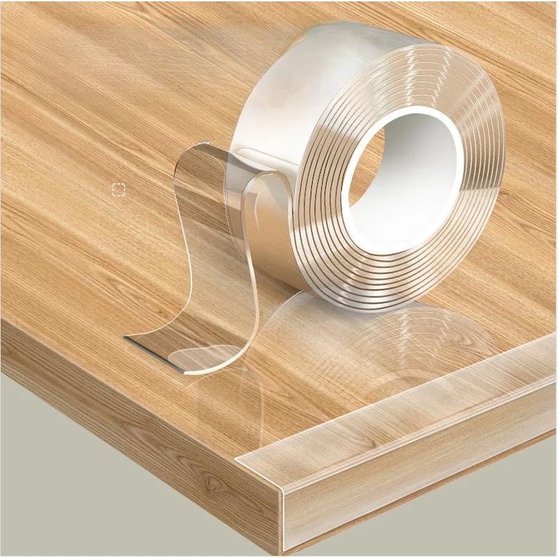 

Reusable Nano Adhesive Tape Clear Double Sided Removable Waterproof Transparent Alien Tape Anti-Slip Traceless for Home Supplie