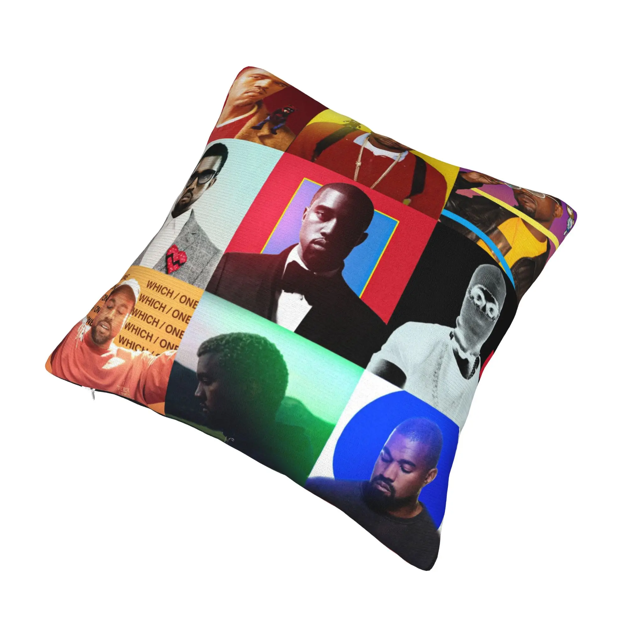 Popular Singer Kanye West Collage Pillow Covers Home Decor Fashion  Cushions for Sofa Square Pillowcase