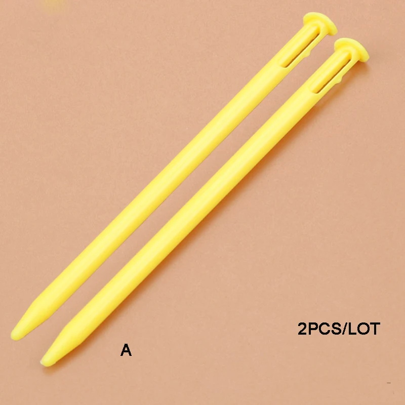 YuXi-Nintendo 3DS Game Console Touch Screen Pen, Pen Resistência, caligrafia, 2pcs, Novo