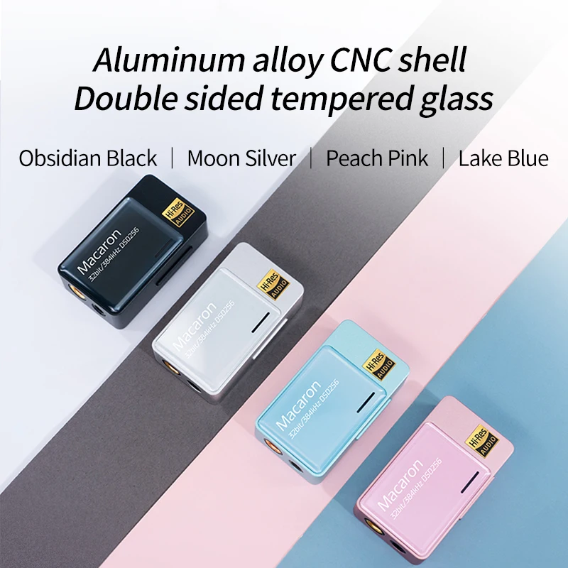iBasso Macaron HIFI 휴대용 USB DAC 헤드폰 앰프 CS43131 디코더 4.4mm/3.5mm PCM 32bit/384khz 기본 DSD 25…