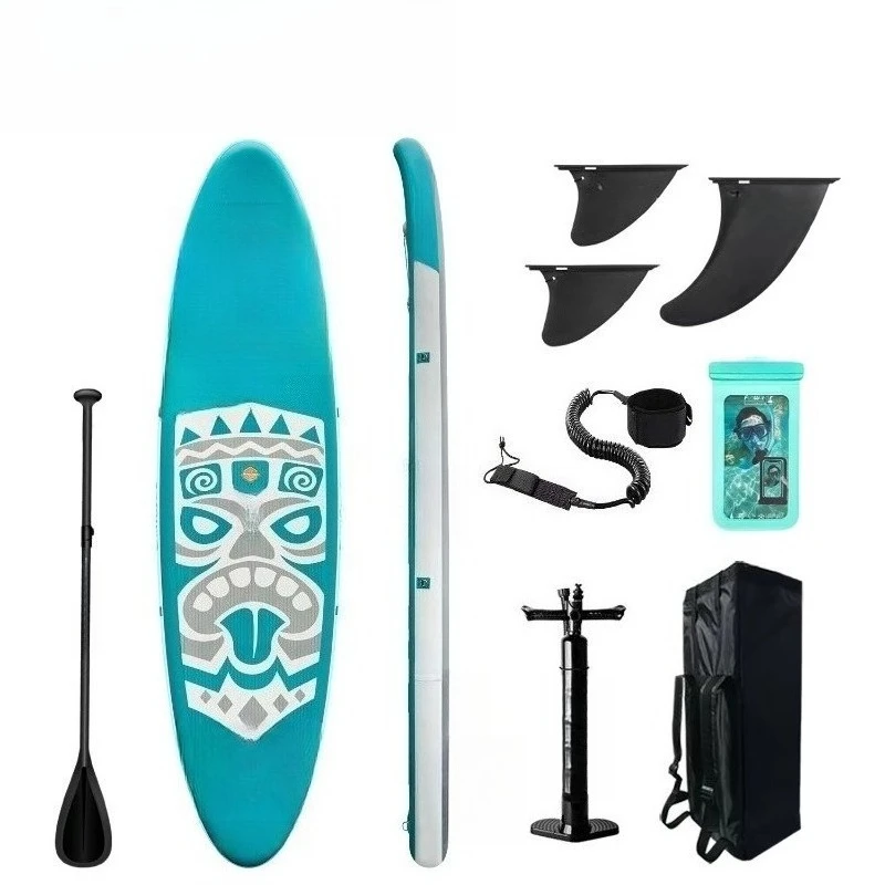 Unisex PVC water board surfing paddle board with accessories SAP, suitable for sea surfing