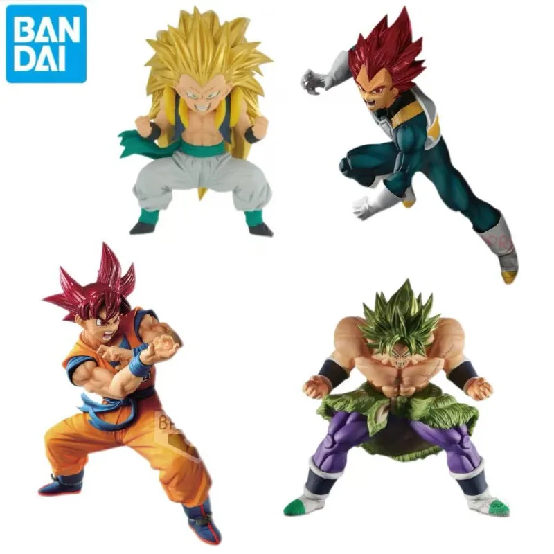 Bandai Banpresto Dragon Ball Z BLOOD OF SAIYANS Gotenks Bardock Broly Gogeta Trunks Goku Vegeta Anime Collectible Toy Gift view 2