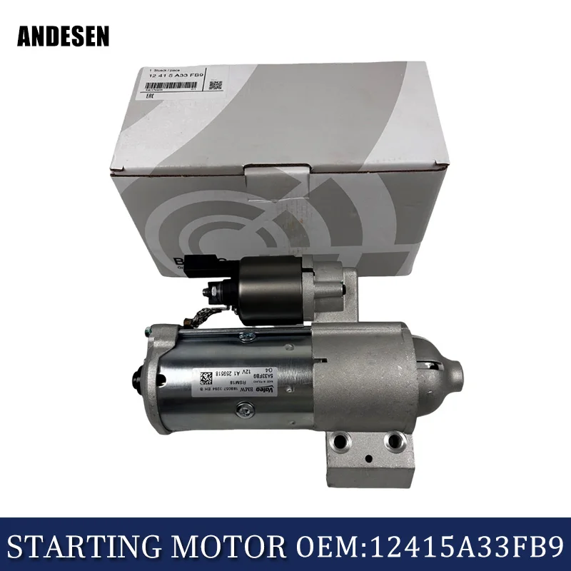 

12415A33FB9 12418693977 12418671504 starter motor starter suitable for BMW 2 3 4 5 series X3 X4 G28 G42 G22 G01 G20 G30 G02 G06