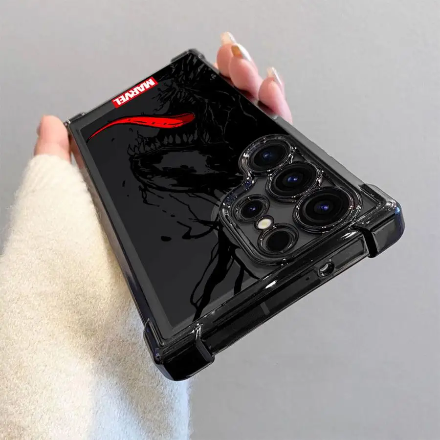 เคสโทรศัพท์นุ่มสําหรับSamsung Galaxy S20 Plus S25 S24 S22 FE S21 S23 Ultra Cool Marvel Venom