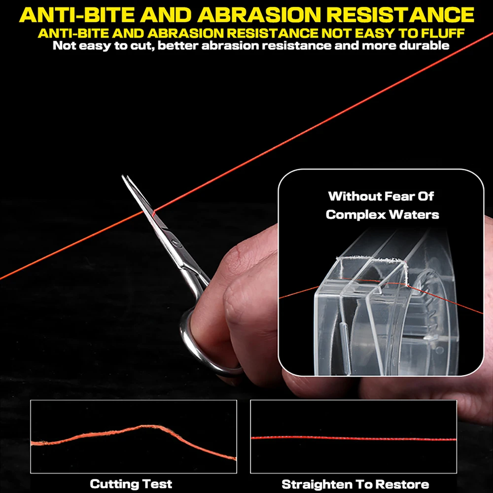 브레이드 낚싯줄, 멀티 필라멘트 낚싯줄, 바다 잉어 낚시, 4 가닥, 10, 12, 18, 28, 35, 40, 50, 60, 80LB, 500m, 1000m