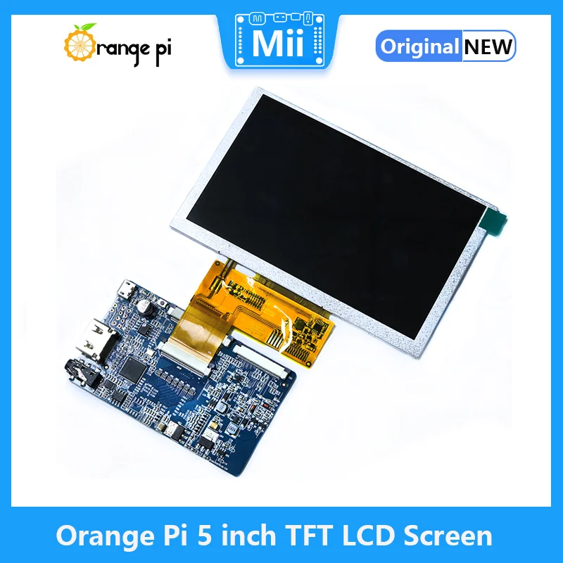 Écran LCD TFT Orange Pi 5 pouces, pour puces H3, prise en charge de l'alimentation OTG