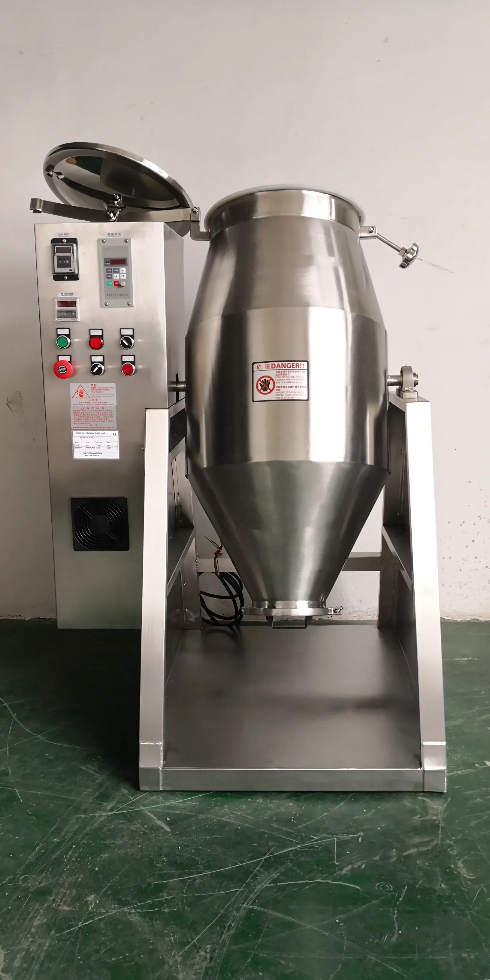 DZJX Hot sale 25L  Mini Lab Double/Single Cone Powder Mixer  Mixer For Small Mixing Test Machine