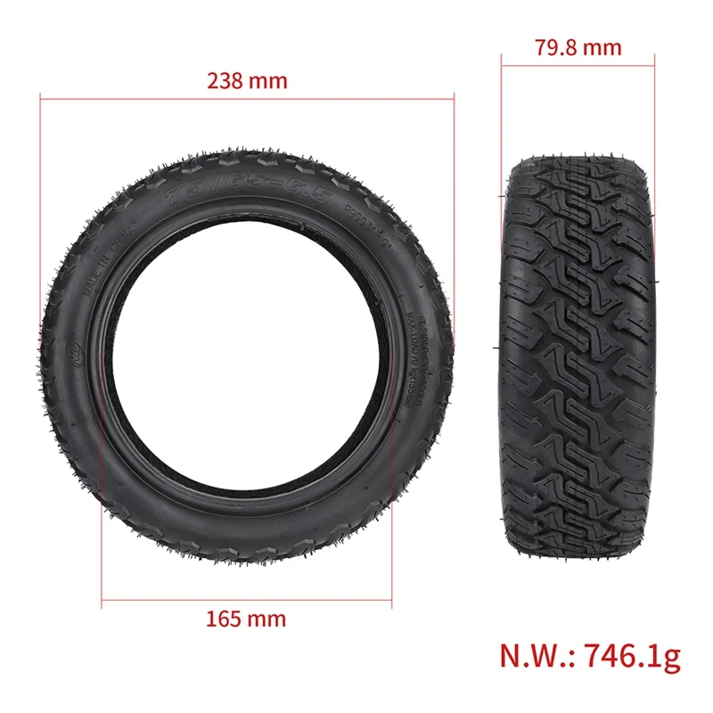 NEW-Off Road 75/65-6.5 Tire Out Tube Tyre For Xiaomi Mini Minipro Ninebot Electric Balance Scooter Tire