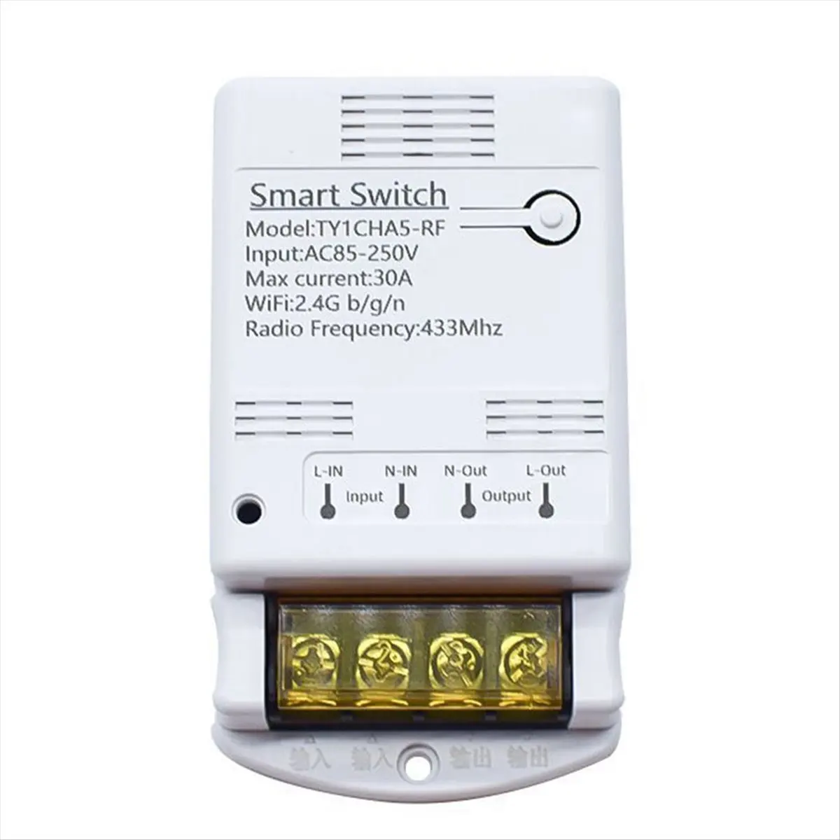 A64I 4000W 30A Wifi Switch Relay Tuya APP 433mhz Receiver Module AC 85-250V 220V Home Automation Circuit Breaker