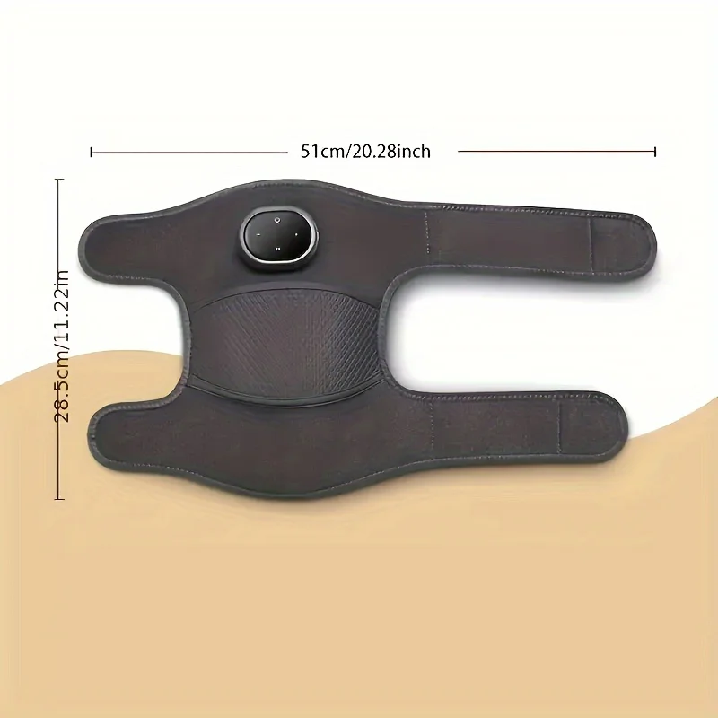 1개/2개 온열 무릎 마사지기, 3-in-1 온열 무릎 팔꿈치 어깨 지지대, 진동 무릎 온열 패드, 3단계 조절 가능한 진동 및 온열 모드, 온열 패드 무릎 팔꿈치 어깨 이완 다리 워머 (이중 사용)