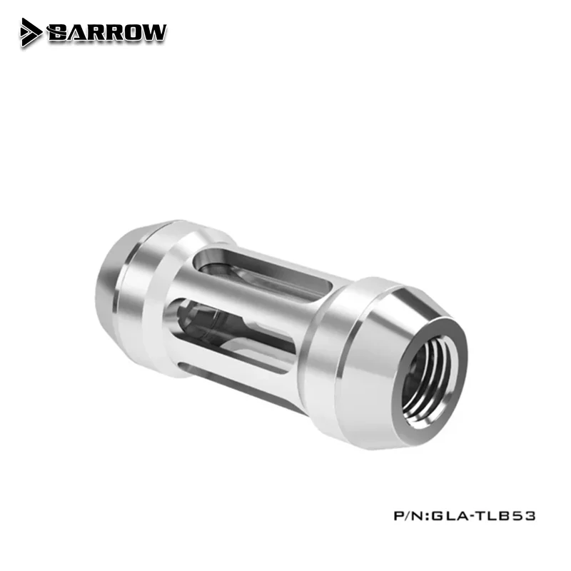 Barrow Water Cooling Filter (Composite Plate), Dual Female G1/4", Black Silver GLA-TLB53